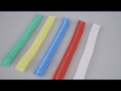 Tête jetable non tissée de style de chapeau de foule avec le double élastique