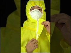 Combinaison chimique médicale jetable de type 3/3B SGS