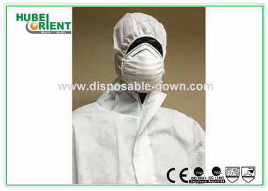 Splash Proof Protective Disposable Coveralls Type 5/Chemical Coverall Suit