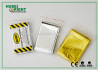 Customized Silver Emergency Thermal Blanket / Waterproof Emergency Foil Blanket