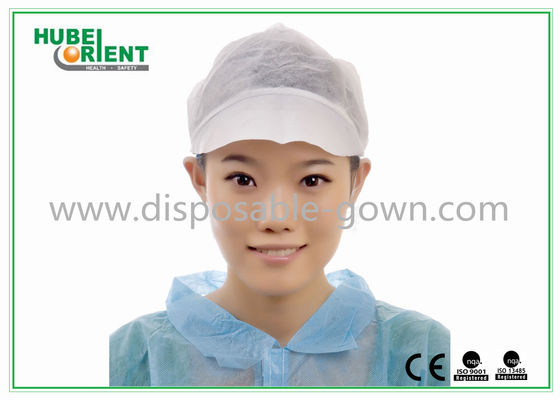 Breathable PP Work Disposable Use Bouffant Surgical Caps For Protection