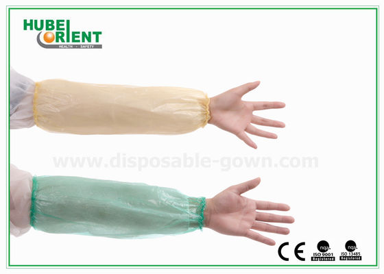 PE Waterproof Disposable Use 16 Or 18 Inch PE Arm Sleeves For Food Industry/Restaurant
