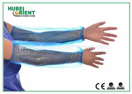 PE Waterproof Disposable Use 16 Or 18 Inch PE Arm Sleeves For Food Industry/Restaurant