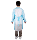 Disposable Medical Plastic Gown With Thumb Loop , Adult CPE Gown For Clinic