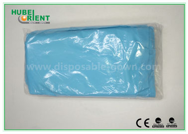 20g/m2 Knitted Wrist Nonwoven Disposable Protective Gown For Hospital