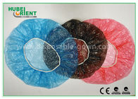 Round Non Woven Disposable Bouffant Cap With Single Elastic