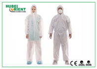 Disposable Non Woven PP Medical Suit Isolation Gown Coveralls With Hood Without Feetcover