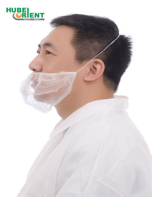 Disposable Soft Nylon Ear-Loop Beard Cover With Single Elastic