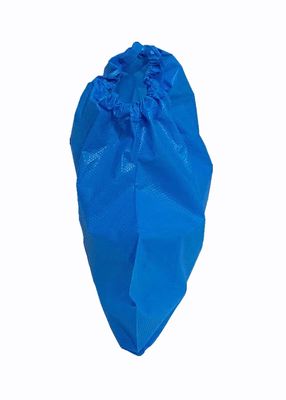Single Use Waterproof CPE Overshoes With Elastic Rubber Opening