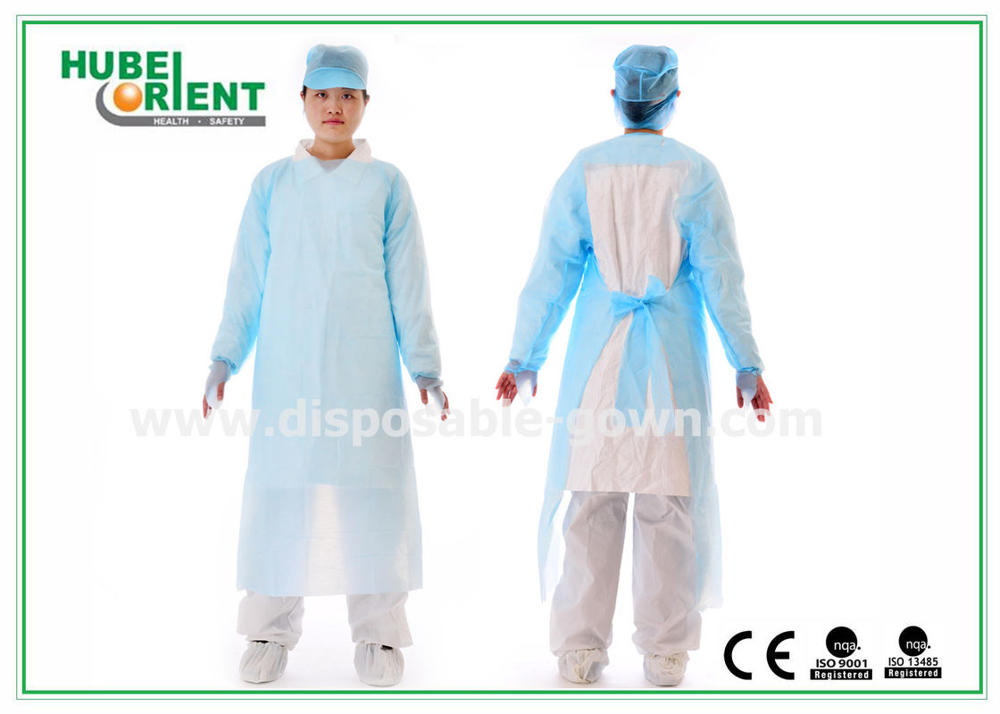 Lightweight Non Stimulating Protective Disposable CPE Gown