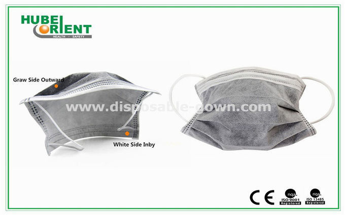 18x9cm Active Carbon Filter Face Mask OEM With Earloop
